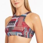 Sea Level Swim Australia Arielle High Neck Printed Bikini Top 4 Red Photo 0