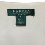 Ralph Lauren Lauren V-Neck Lace Long Sleeve Dress Cream 6 Photo 1