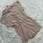 Franco Women’s Romper Size Large Tan Photo 0