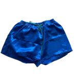 Kathryn Pajama Set Short Sleeve Top & Shorts Blue Floral L Size L Photo 1