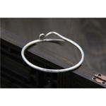 Boutique NEW Women's Feather 925 Sterling Silver Bracelet, Adjustable Cuff‎ Photo 7
