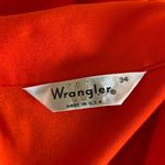 Wrangler Vintage Polyester Button Down Shirt Size 34 Photo 1