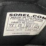 Sorel  Women's Lennox Leather Lace-Up STKD WP Boots 7.5US Black / Sea Salt $190 Photo 9