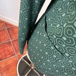 Neill Katter Unstructured Green Patterned Blazer Size 12 Photo 8