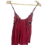 Victoria's Secret Victoria Secret Red Lace Sheer Pleated Babydoll Slip Dress XS Adjustable Straps Photo 1