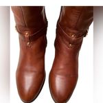 Ava & Aiden All Leather Brown Zippered Knee High Fashion Riding Boots Sz 6 Photo 1