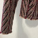 Driftwood  Herringbone Raw Hem Wool Blend Jacket, Size S Photo 4