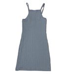 ZARA Cable Weave Straight Neck Dress - Blue - Medium Photo 6