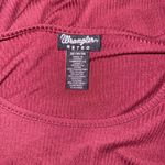 Wrangler Retro Red Ruffled Bell Sleeve Ribbed Dress Size Medium Photo 2