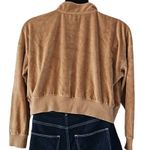 Abound  Women’s Velour Half-Zip Cropped Pullover Sweatshirt - Size 2X NWOT Photo 2