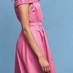 Anthropologie MAEVE Mona Off The Shoulder Fuchsia Dress Size Small Photo 1