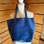 Marc Jacobs Wingman Tote Reversible Leather Tote in blue or yellow size XL Photo 3