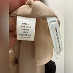 Banana Republic Vintage 100% silk cream and brown  Dress Size 12 Photo 4