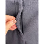 Eileen Fisher Petite PM Black Straight-Leg Pants Italian Fabric Zip Front Pocket Photo 2