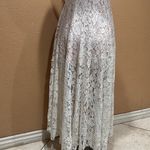 DO+BE  white and beige hi-low lace dress Photo 7