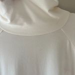 J. Jill Sz XL Luxe Supima Turtleneck Cream Pullover Stretch Tunic Long Sleeves Photo 2