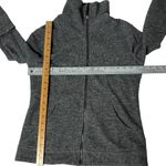 IBEX Merino Wool Jacket Sweater Heather Grey Full Zip Womens Size Medium USA Gray Photo 7