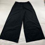 LONG Future Collective Black Lightweight Canvas Wide Leg Chino Pant L Size L Photo 5