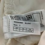 Ba&sh Amber High Waisted High Rise Straight Leg Jeans Off White Cream Size 8 Photo 5