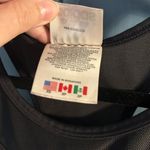 Adidas  Black/White Stripes Athletic Crop Tank | Size XS Photo 2