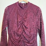 Anthropologie By  Mock-Neck Fitted‎ Lace Dress Photo 2