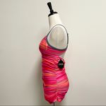 NWT Athena Sunset Fauxkini Swim Dress Underwire Pink Size 8 Photo 3