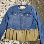 Anthropologie  Pilcro Flounce Denim Jacket Photo 2