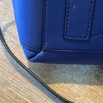 Milly ‎ satchel purse crossbody blue large zipper pockets handle Photo 4