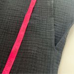 Madewell  black knit tank midi dress cotton gauze sz XS Photo 6