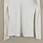 Addison Bay  White‎ 1/4 Zip Long Sleeves Lightweight Pullover Size Small Photo 4