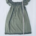ZARA Smocked Off Shoulder Mini Dress - Army Green - S Photo 17