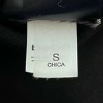 Bebe Vintage Y2K  Metallic Snakeskin Print Top Long Sleeve Cropped Bronze S Photo 5