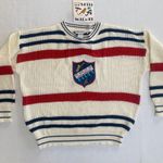 NWT Vintage retro 80s acrylic knit stripe Rhythm & Blues by Catalina sweater XL Photo 11