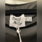 Princess Polly NWT  Molley Black Ribbed Double Cut-Out Long-Sleeve Mini Dress - S Photo 11