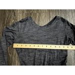 Lululemon  5 Mile Long Sleeve Tiger Space Dye Dark Slate Black Photo 2