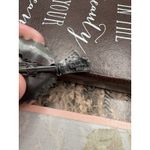 Vintage Angel Violin Christmas Brooch – Holly Leaves Holiday Pin (1980s) Silver Photo 4