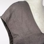 ZARA  Brown Linen Blend Raw Hem Tank Top Large Photo 2