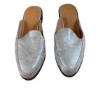 Madden Girl Size 8.5M Pointed Classic Toe Gitter Slip On Loafer Silver Photo 5