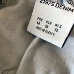 ZARA  jeans super distressed with gold detail sz 8 Photo 4