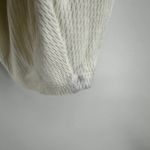 Free People We The Free Cuddle Bubble Blouse Crop Pointelle Raw Edge White M Photo 4