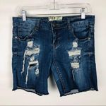 Hot Kiss  | Cici Short Distressed Jean Shorts Photo 0