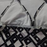 Jag jeans JAG Two Piece Geometric Halter Black/White Bikini S Resortwear Vacation Casual Photo 4