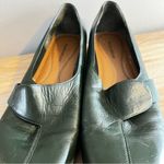 Naturalizer Lecture Flats in Shale Leather Green Size 9 Loafers ClassicCore Photo 1