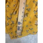 Ralph Lauren Lauren Sheath Shirt Dress Size 4 Mustard Yellow Floral Midi Photo 9