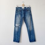 Current/Elliott  Selvedge Fling Boyfriend White Oak Cone Denim Jeans Size 26 Photo 2