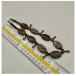 burgundy moss agate and smoky Quartz necklace Photo 5