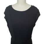 Anthropologie Silence + Noise Embroidered Bodycon Dress Sheer Back Ruched Formal Cocktail 6 Photo 2