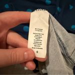 LuLaRoe  Irma Navy Blue‎ & Blue Polka Dot Short Sleeve High-Low Hem Top Sz S NEW Photo 3