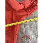 Voile Blanche Orange Embroidered Floral 3/4 Sleeve Dress Size Small Photo 4