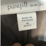 J.Jill  Ponte Slim Leg Stretch Pants Beige Pull On Trousers Women's Medium Photo 2